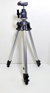 NOS MANFROTTO 190QC Aluminum Professional Tripod + Ball Head NEW - Picture 1 of 8