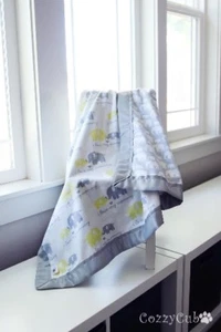 I Love Mommy Blanket, Elephant Baby Blanket, Flannel, Swaddle,Stroller Blanket - Picture 1 of 4