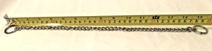 Silber 16" Hundekette/Halsband für kleine Hunde, strapazierfähiges Training Halsband - Bild 1 von 5