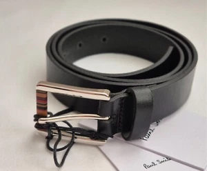 Paul Smith Gürtel Vintage Roll Details Belt Gr. 34 schwarz - Bild 1 von 4