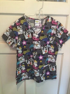 Scrubs Wonder Women Marvel Size Small - Image 1 of 4