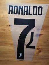 JUVENTUS # 7 RONALDO HOME SOCCER NAME SET