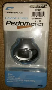 SPORTLINE CALORIE + STEP + DISTANCE PEDOMETER 345 - Picture 1 of 1
