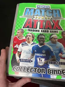 10/11 Topps Match Attax Premier league Trading card Binder With 302 Cards - Picture 1 of 23