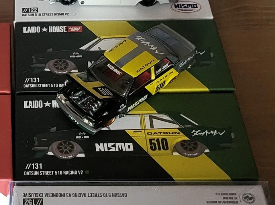 🔥Kaido House #131 Datsun 510 Racer Chase y combo regular 1:64 piezas adicionales coche Foto 1 de 1