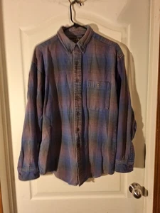 Loafers by Reed St. James Mens Multicolor Button-Up Cotton Brushpopp Large Shirt - Picture 1 of 3