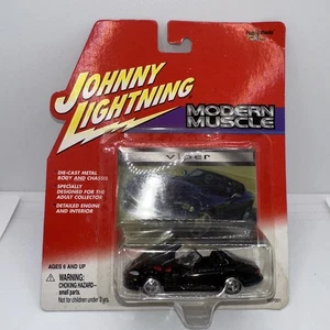 Johnny Lightning 2000 Dodge Viper RT/10 Modern Muscle Diecast 1:64 Black - Picture 1 of 3