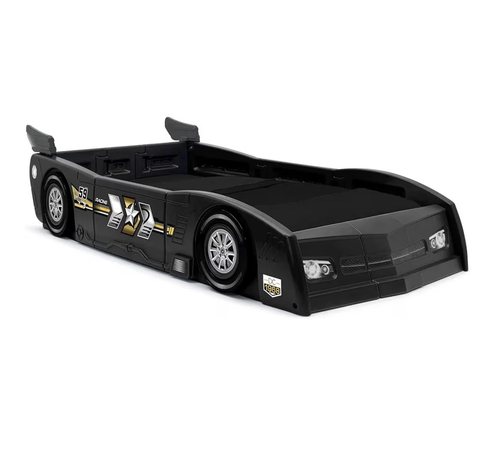 Delta Grand Prix Bed Frame Color Is Black Twin Size. New In Box. - Image 1 of 2
