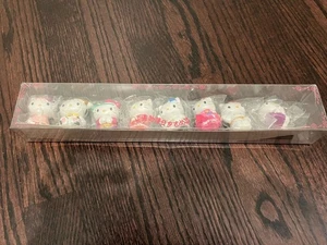 Hello Kitty seltenes japanisches 8-teiliges kleines Puppenset, neu in OVP, Vintage - Bild 1 von 10