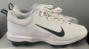Authentische Nike Force Mike Trout 9 Pro MCS Stollen weiß metallic silber schwarz 12 - Bild 1 von 9