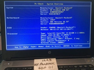 HP Probook 640 G1 14.0" Motherboard 744007-601 i5-4210m TESTED WORKING (M122b) - Picture 1 of 11
