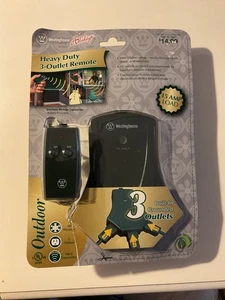 Westinghouse Outdoor Wireless Remote Control 3 Outlet 15AMP XMAS Lights Open Box - Picture 1 of 3