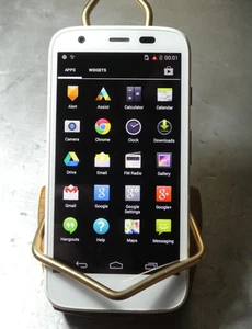 Teléfono Inteligente Motorola Moto G 4G XT1039 8Gb Blanco Desbloqueado Probado [xP1] - Imagen 1 de 13