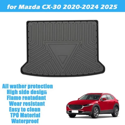 for Mazda CX-30 2020-2025 TPO Rear Cargo Trunk Liner Carpet Boot All-weather - Image 1 of 4