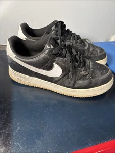 Hombre Nike Air Force 1 Bajo Negro/Blanco CT2302-002 Talla 13 - Imagen 1 de 8