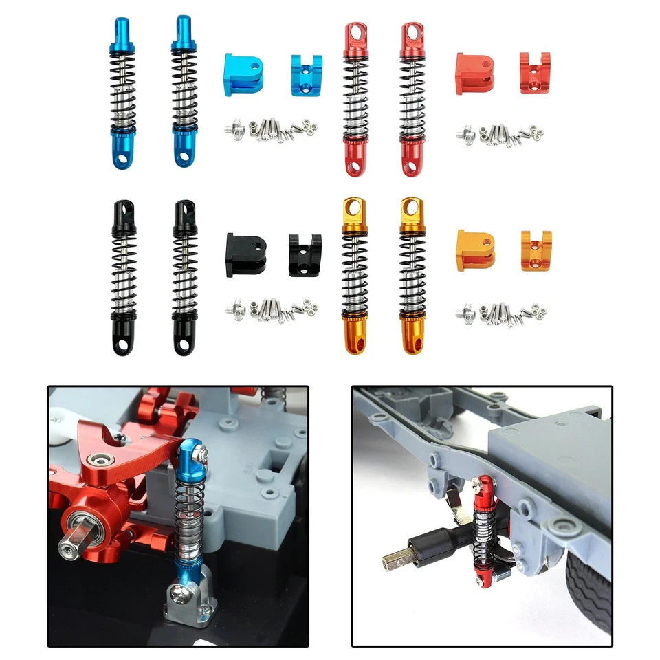 1 paio di ammortizzatori anteriori per WPL D12 D42 1/16 RC Veicoli Accessori - Immagine 1 di 1