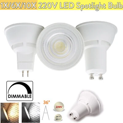 7W LED Spot Glühbirne 220V 36-Grad-Abstrahlwinkel Dimmbar Lampe Spot Beleuchtung - Bild 1 von 4