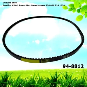 Genuine Toro 94-8812 Traction V-Belt Power Max Snowthrower 824 826 828 1028 - Picture 1 of 5