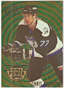 1994-95 Fleer (Ultra) "Ultra Power" Insert Card Foil SP # 3 Of 10 Chris Gratton! - Picture 1 of 2