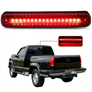 For 1988-1998 Chevy GMC C1500 K1500 Chrome Led Third 3Rd Brake Cargo Light Lamp - Bild 1 von 23
