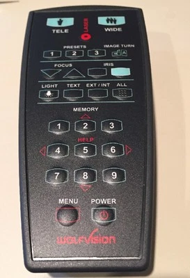 WolfVision Wolf Vision Laser Pointer Remote Control For Visual Presenter - Image 1 of 2