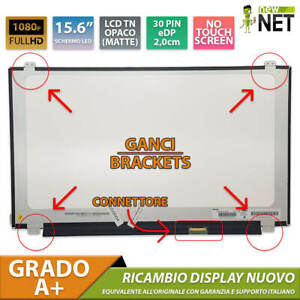 Monitor Schermo LCD da 15,6 pollici per ACER NX,G6HEK,005 30 pin Full HD