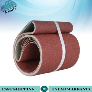 6PCS NEW Sanding Belts 6x48 in 60 80 120 150 240 400 Grit Belt Sander Sandpaper - Picture 1 of 10
