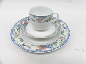 Porzellan Kaiser Dubarry Chanlon 3 teilig Kaffeetasse Teller Unterteller - Bild 1 von 4