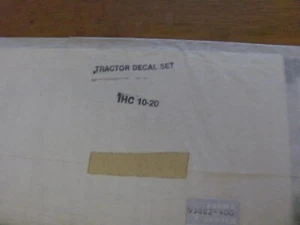 Central Tractor 93002-400 IHC McCormick Deering 10-20 Tractor Decal Set - Picture 1 of 3