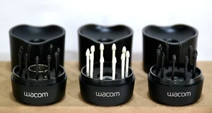 Wacom Pen Stand Holder X3 w/ 10 Replacement Nibs Each for ART PEN KP701E2 - Afbeelding 1 van 5