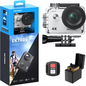AKASO EK7000 4K30FPS 20MP WiFi Action Camera con EIS Ultra HD fotocamera subacquea - Foto 1 di 9