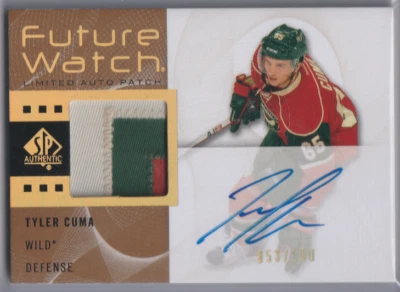 Tyler Cuma 2012-13 SP Authentic Future Watch Auto Patch #/100 - Image 1 of 2