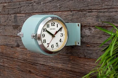 Vintage Maritime Seiko Wall Clock Nautical Industrial Slave Ship silent clock - Image 1 of 4