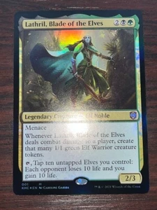 1x FOLIENLATHRIL, KLINGE DER ELFEN - Kommandant - MTG - Magic the Gathering - Bild 1 von 2