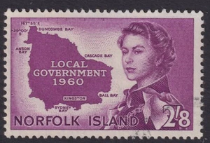 Isla Norfolk 1960 2/8 gobierno local muy buen usado - (A24395) - Imagen 1 de 1