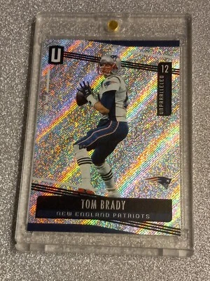 TOM BRADY RARE SHIMMER REFRACTOR PRIZM INVESTMENT SSP PANINI MVP PATRIOTS MINT - Image 1 of 4