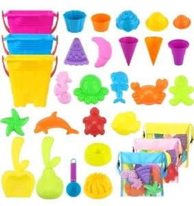 30 Piece Beach Toy Set Sandbox Toys Sand Castle  - Picture 1 of 5