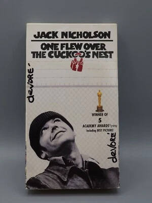 One Flew Over The Cuckoo's Nest VHS Jack Nicholson - Image 1 of 3