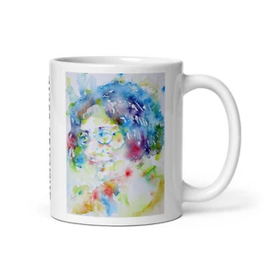TAZA - SIMONE Weil acuarela retrato - ¡varios tamaños! pintura impresión desayuno - Imagen 1 de 8