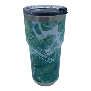 Mossy Oak Fishing Double Wall Insulated Stainless Steel Tumbler, 20-Ounce W/Lid - Picture 1 of 12
