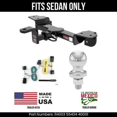 Para 2005 Pontiac Pursuit Trailer Engate 4 Pinos Fio 178" Ball Fit Sedan Curt 2K - Imagem 1 de 4