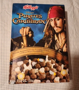 Johnny Depp - Caja de cereales Kelloggs sin abrir (Piratas del Caribe) - Imagen 1 de 7
