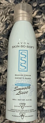 New Sealed Avon Skin So Soft / Fresh And Smooth Lisse Foaming ShavingCream 6.9oz - Image 1 of 4