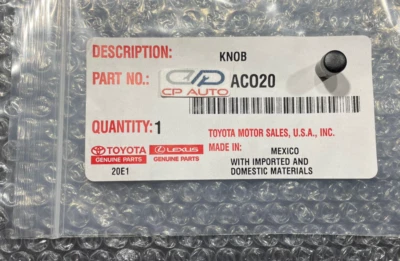 89-90 TOYOTA LAND CRUISER FJ62 RADIO REPRODUCTOR DE CASETE BALANCE DE GRAVES PERILLA DE DESVANECIMIENTO OEM Foto 1 de 4