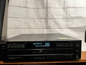 Used Sony CDP-C425 5-Disc Carousel System CD Player Tested Working No Remote - Picture 1 of 5
