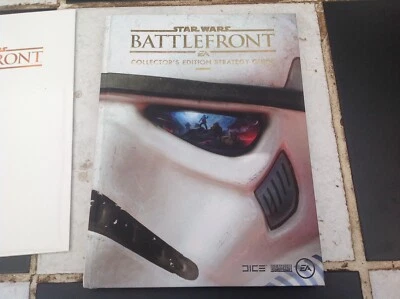 Star Wars Battlefront Collectors Edition Strategy Guide Hardback Book & 4 Prints - Image 1 of 4