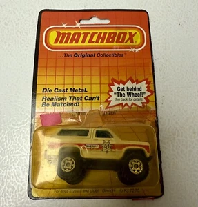 1983 Matchbox #50 CHEVY BLAZER Die Cast MB 50 Rare 7 Sheriff package issues - Picture 1 of 2