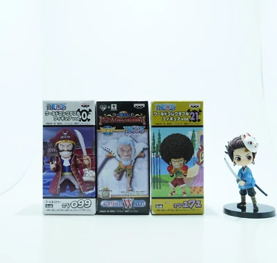 Набор фигурок WCF One Piece Gol D. Roger, Silvers Raleigh, Afro Luffy Banpresto США - Изображение 1 из 4