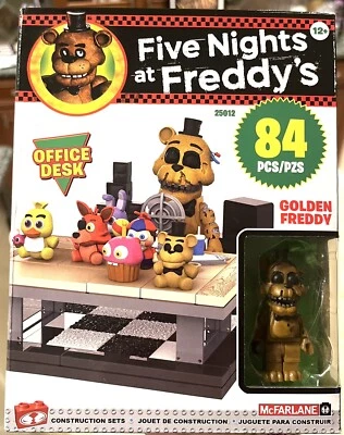 McFarlane Five Nights at Freddy's Office Desk 84pcs Building Kit Figure fnaf - Image 1 of 4