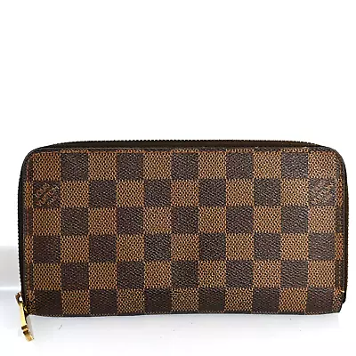 Authentic Louis Vuitton Damier Zippy Wallet Long Wallet P2119CJ509 • 288€